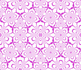 Pink floral background. Seamless pattern.