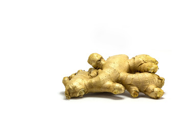 ginger on white background