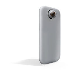 smartphone back camera with eyeball