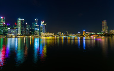 Obraz premium Singapore city skyline