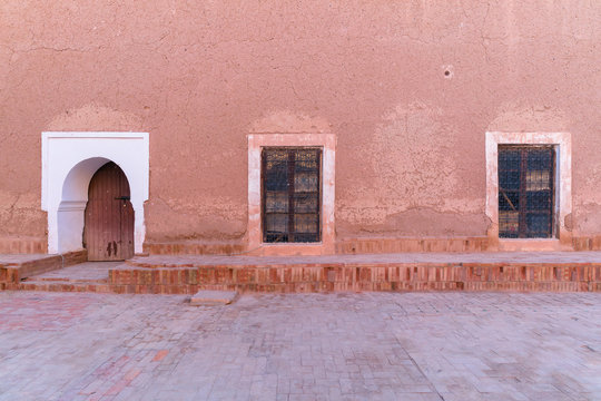 Interior of Taourirt Kasbah. Ouarzazate. Best of Morocco.