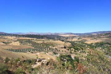 Beautiful landscape at Ronda  Spain
