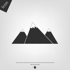 Mountain vector icon