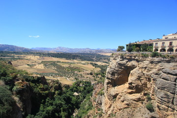 Beautiful landscape at Ronda  Spain