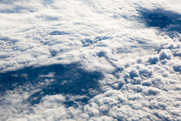 Clouds seen from top