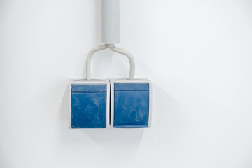 Surface power outlet and switch