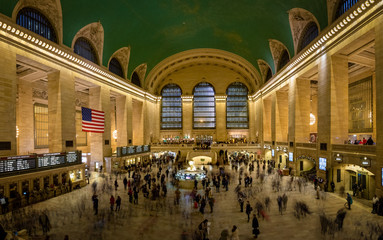 Interior of Grand Central Station in New York