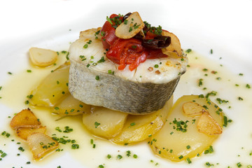 Cooked hake