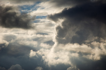 Obraz premium Dramatic sky with stormy clouds