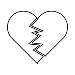 heart love card icon vector illustration design