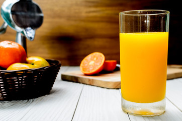 The Freshly Squeezed Orange juice.