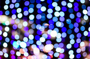 A lot of Blue Bokeh.