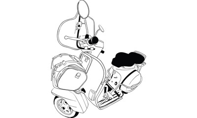 vintage scooter