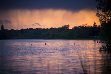 Naklejka premium On the river Ros