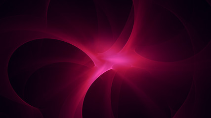  3D rendering abstract fractal light background