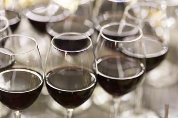 Glasses of wine