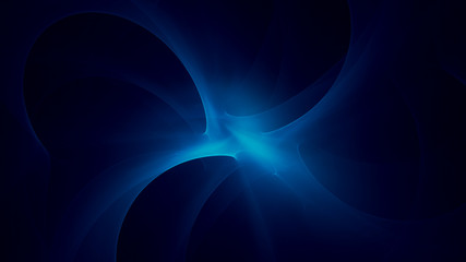  3D rendering abstract fractal light background