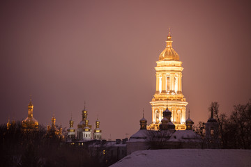 Bell tower in Kiev-Pechersk Lavra