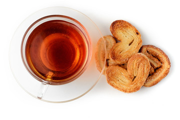 cup of tea isolated on white