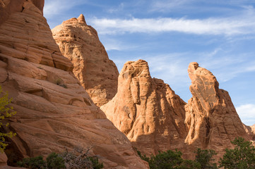 Fototapeta premium Rocks near Ken's Lake near Moab, UT, USA