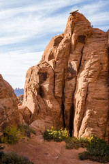 Fototapeta premium Rocks near Ken's Lake near Moab, UT, USA