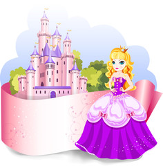 Obraz na płótnie Canvas Princess design element.