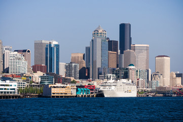 Skyline of Seattle, WA, USA