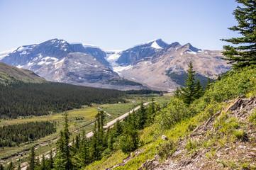 Fototapeta na wymiar Athabasca Glacier, Columbia Icefields, Jasper Nat'l Park, Alberta, CA