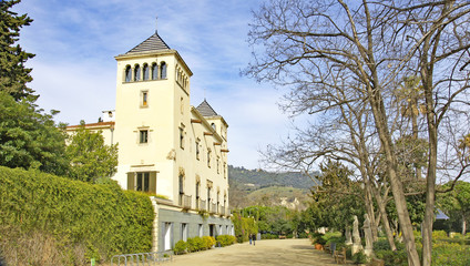 Naklejka premium Jardines de Can Sentmenat, Barcelona