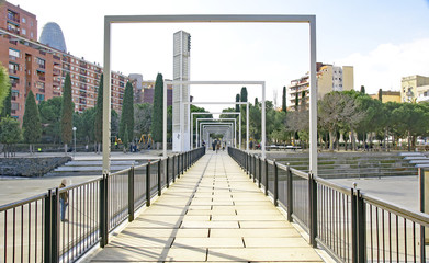 Obraz premium Parques y jardines de El Clot, Barcelona