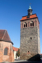 Fototapeta na wymiar Luckenwalde, Marktturm
