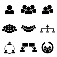 Personen Icon Set