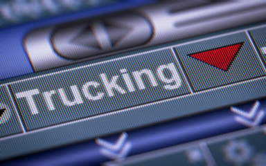 Index of Trucking on the screen. Down.