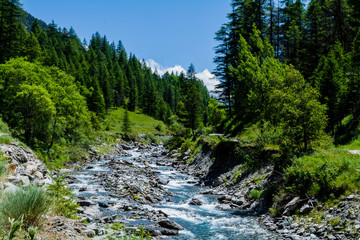 River Valtroncea landscape