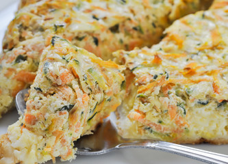 quiche carottes courgettes bio