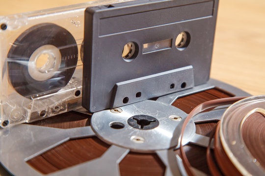 cassettes  tape and reel
