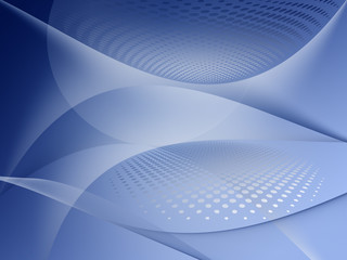 Abstract background with wavy pattern and halftone effect 