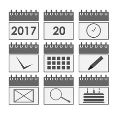 calendar reminder isolated icon design. Vector illustration
