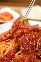 hwangtae jjim.  Braised Dried Pollack.
