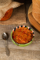 Romanian traditional zacusca