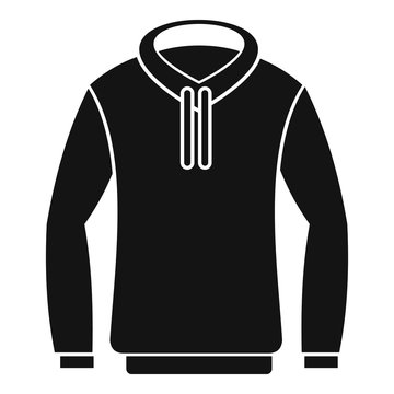 Hoody icon, simple style