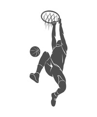 basketball player, ball