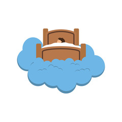 Sweet dream concept icon vector illustration graphic design
