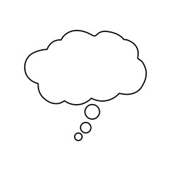 Dream bubble symbol icon vector illustration graphic design