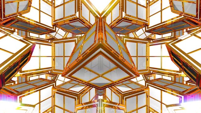 Fantasy 3D geometric shapes