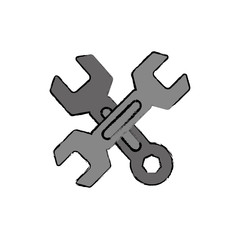 Construction tools symbol