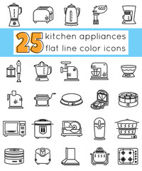 kitchen appliances icons