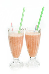 fruit cocktail in a cup with a straw5