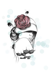 Woman of the honeycomb