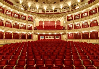 Photo sur Plexiglas Théâtre Auditorium vide dans le grand théâtre